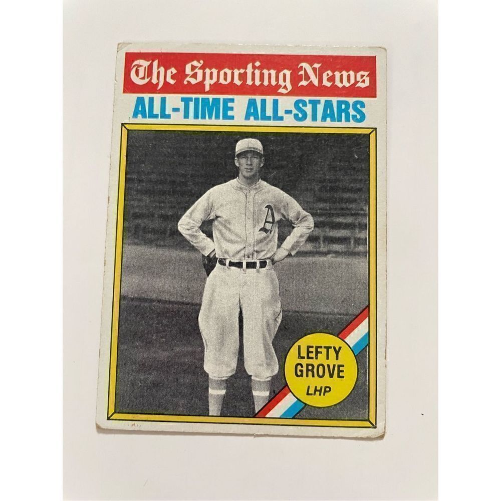 1976 topps Lefty grove hof allstar #350 comps in pics